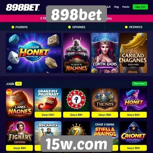 Análise das ofertas de jogos na 898bet